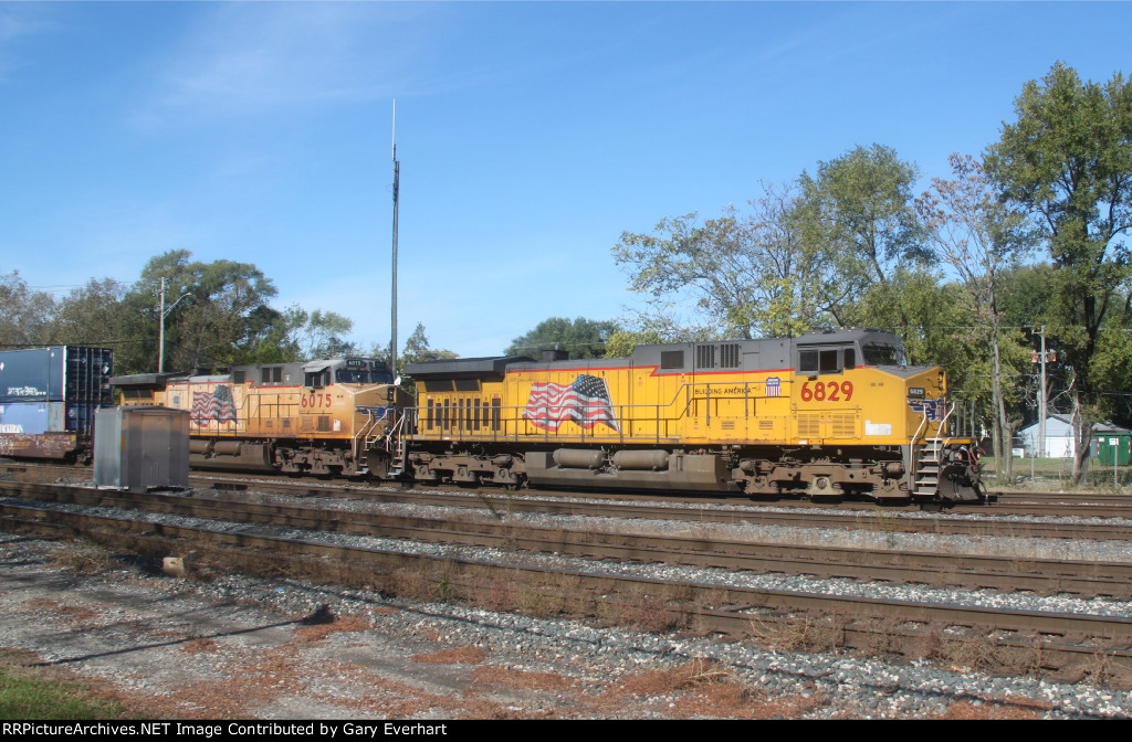 1st Train - Eastbound UP Container Train